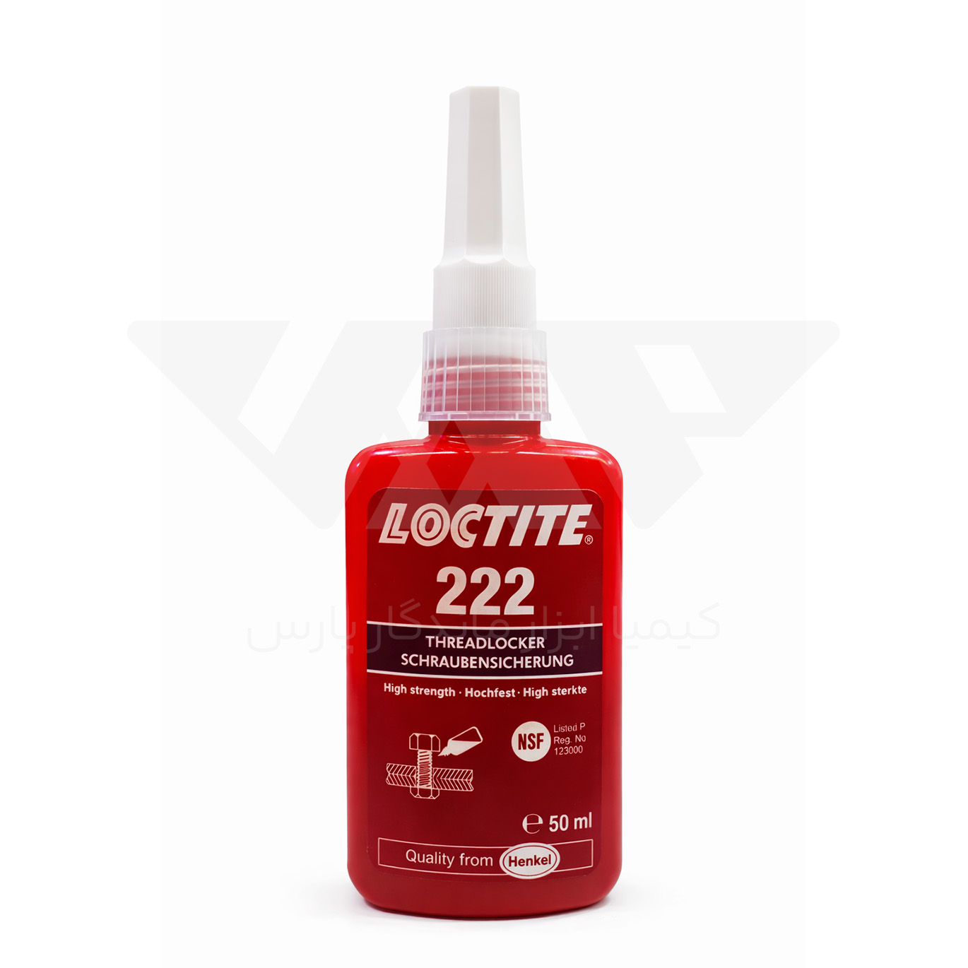 چسب صنعتی لاکتایت (قفل رزوه ) کد LOCTITE 222